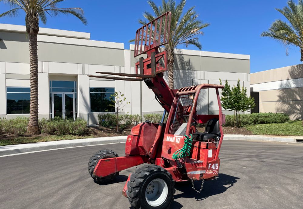 2004 Manitou TMT 320HT/W 5K Rough Terrain Piggyback Forklift Truck