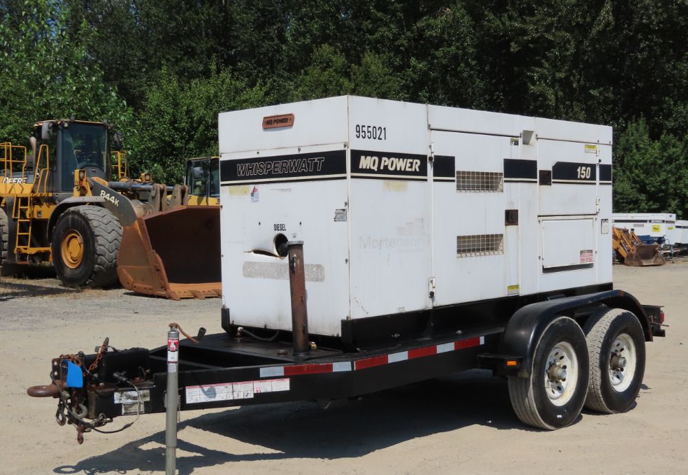 2006 Multiquip DCA-150SSJU3 120kW Towable Generator 150kVA Genset Deere