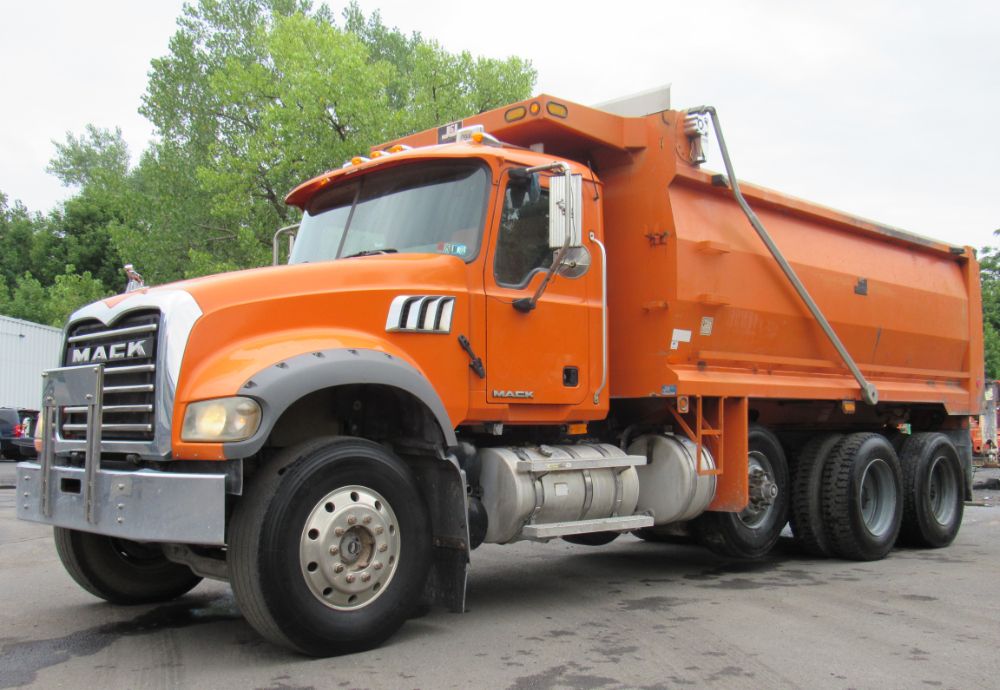 2007 Mack CTP713 Granite 26 CU YD T/A Dump Truck Diesel PTO A/C Air Tarp