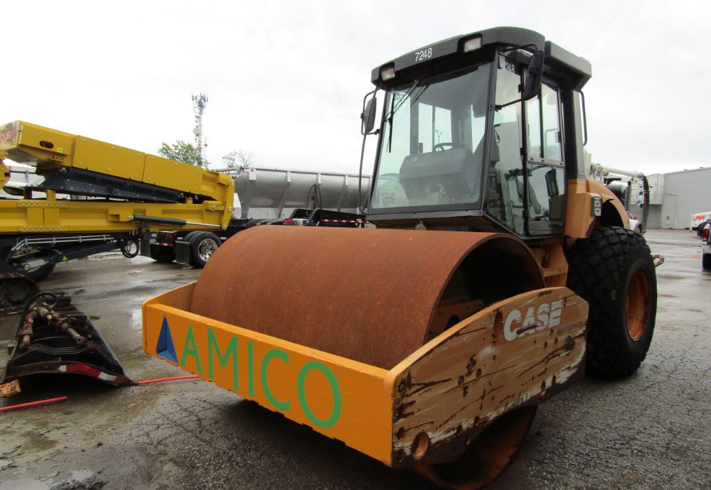 2008 Case SV212 87  Smooth Single Drum Vibratory Ride On Roller -Parts/Repair