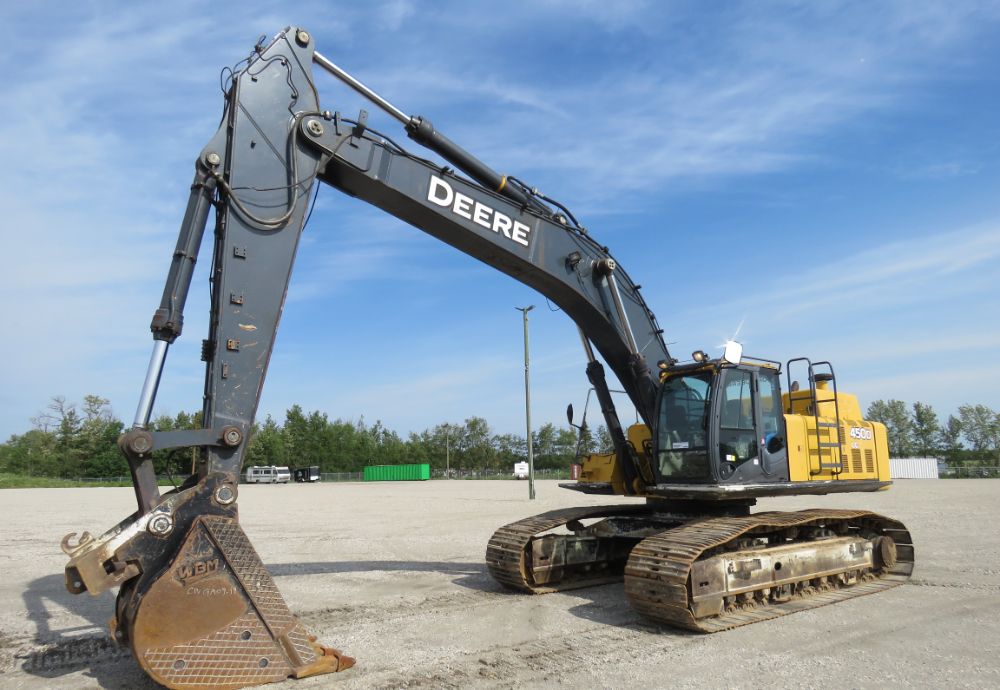 2008 John Deere 450D LC Hydraulic Excavator A/C Cab Hyd Quick Coupler