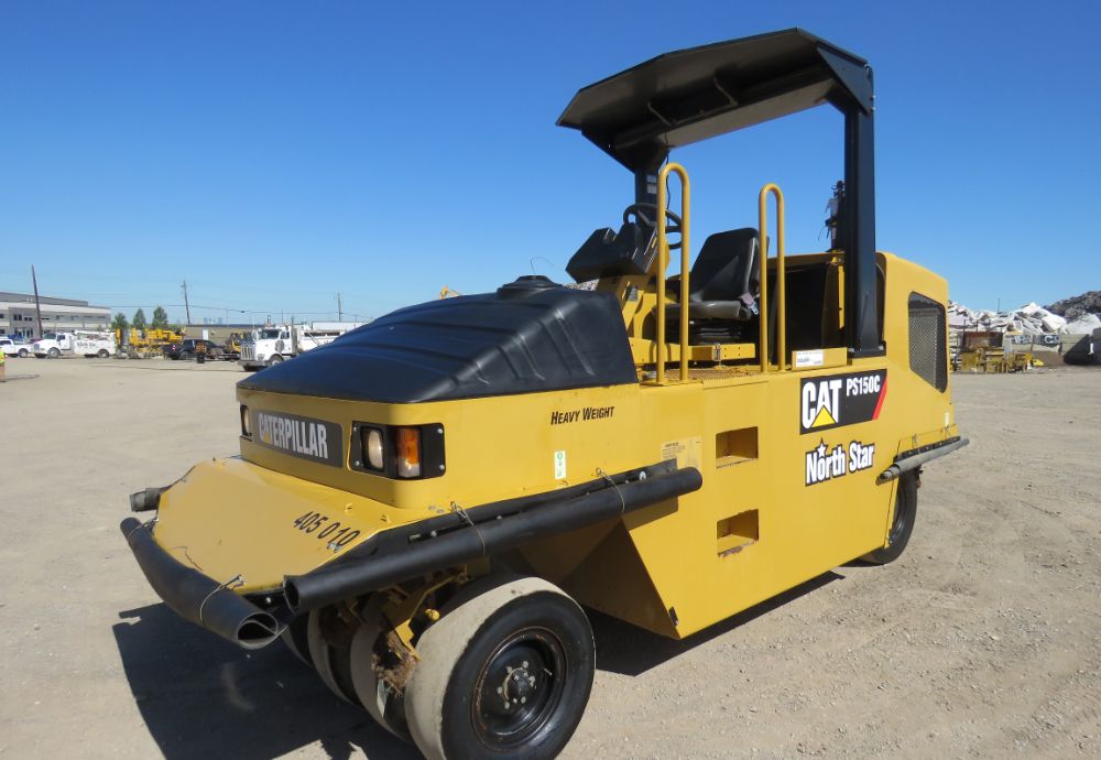 2012 Caterpillar PS150C Pneumatic 9-Wheel Ride On Roller Compactor Cat