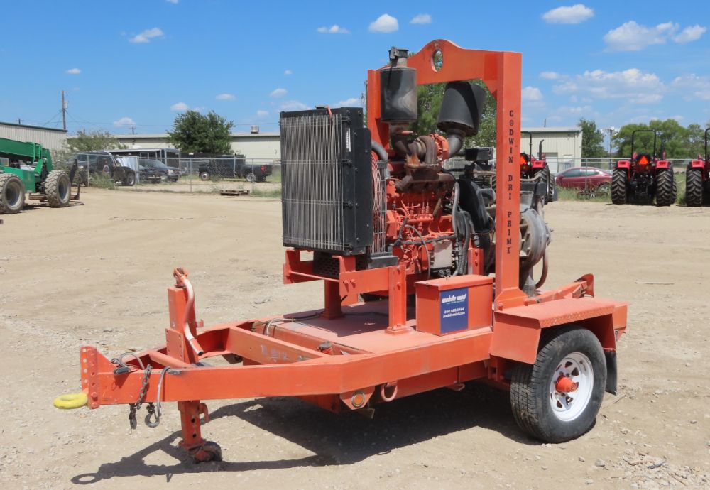 2012 Godwin Pumps Dri Prime 4 x4  S/A Towable Water Pump Diesel -Parts/Repair