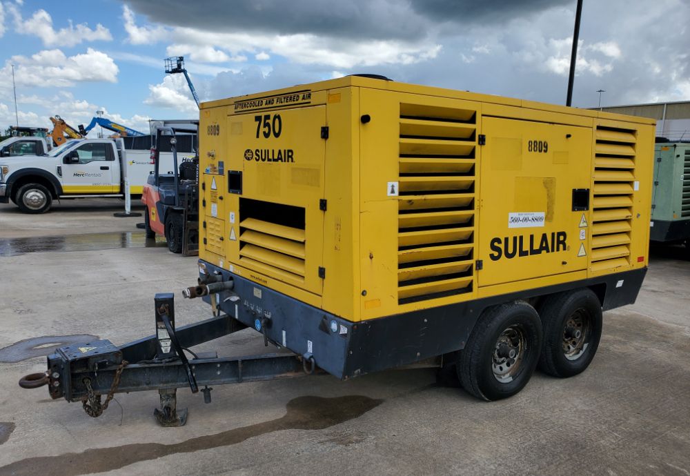 2012 Sullair 750AFDTQ-CA3 T/A 750 CFM Towable Air Compressor CAT -Parts/Repair