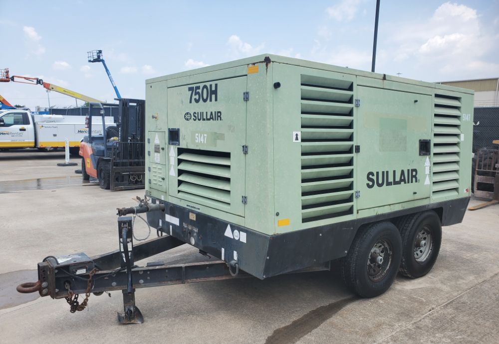 2012 Sullair 750HDTQ-CA3 750 CFM Towable Air Compressor CAT T/A -Parts/Repair