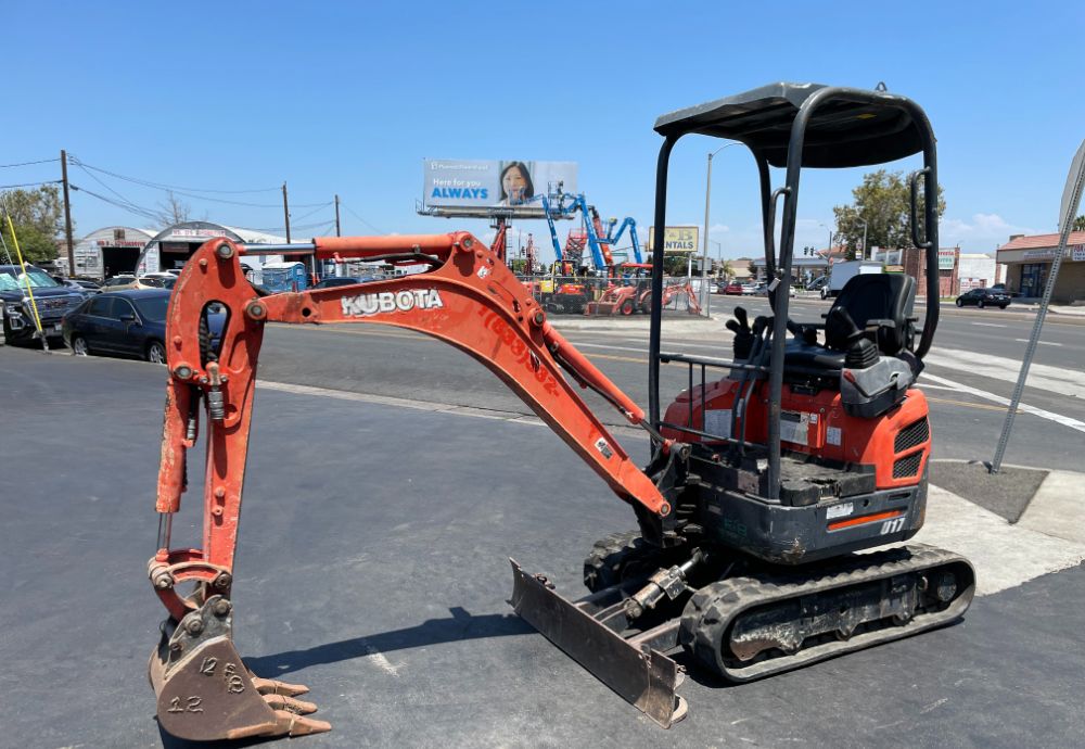 2013 Kubota U17 Mini Excavator Rubber Tracks Backhoe Blade Aux Hydraulic