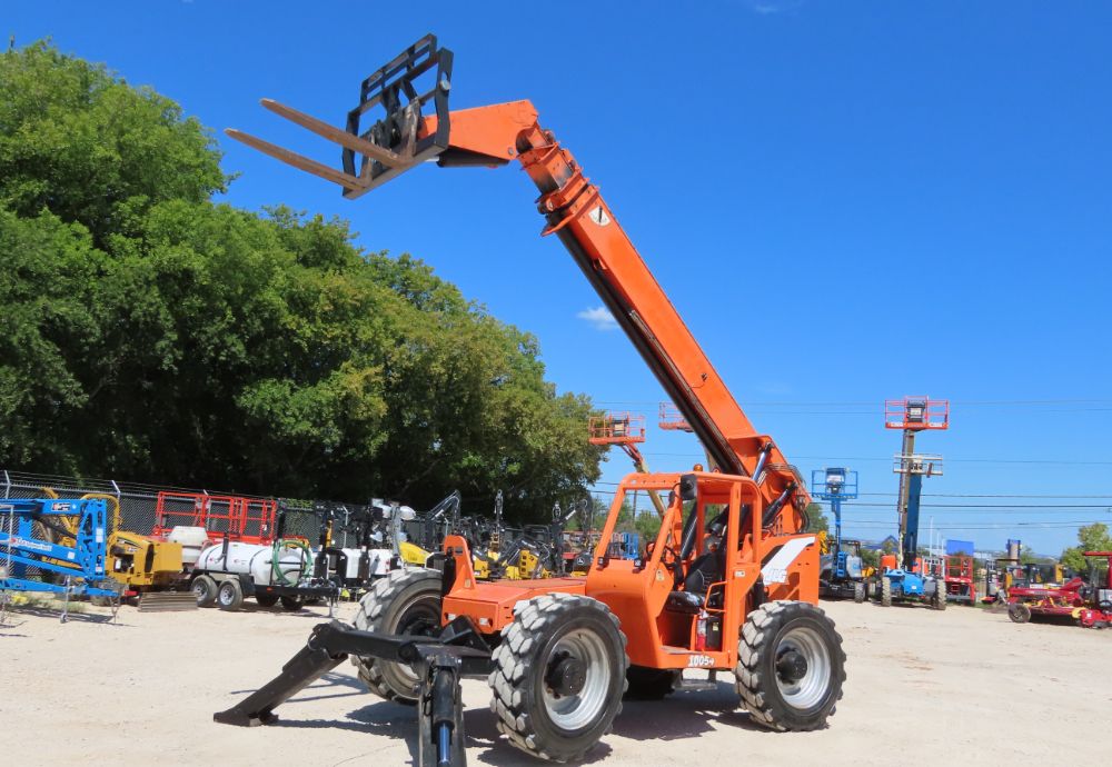 2013 Skytrak 10054 54' 10,000 lbs Telescopic Reach Forklift 10K bidadoo -Repair