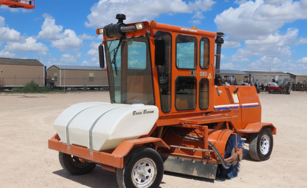 2014 Broce Broom RJT 350 96  Road Street Sweeper Cab Heat A/C Diesel