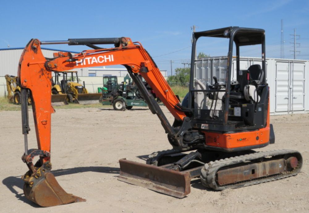2014 Hitachi ZX35U-5N Mini Excavator Trackhoe Aux Hyd Q/C Dozer Blade