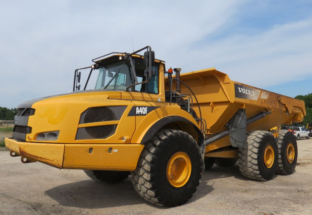 2014 Volvo A40F 6X6 Articulated Off Road Heavy Duty Dump Truck Tailgate
