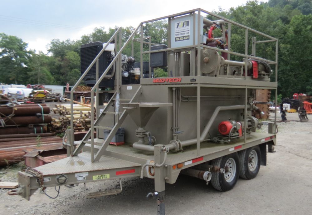 2016 Mud-Tech RST990 Towable Drill Fluid Mixing Cleaning Pump Generator