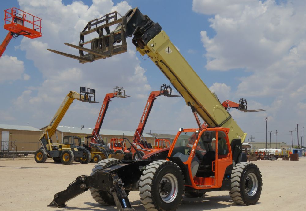2017 JLG 1255 55' 12K 4x4 Telescopic Reach Forklift Telehandler bidadoo -Repair