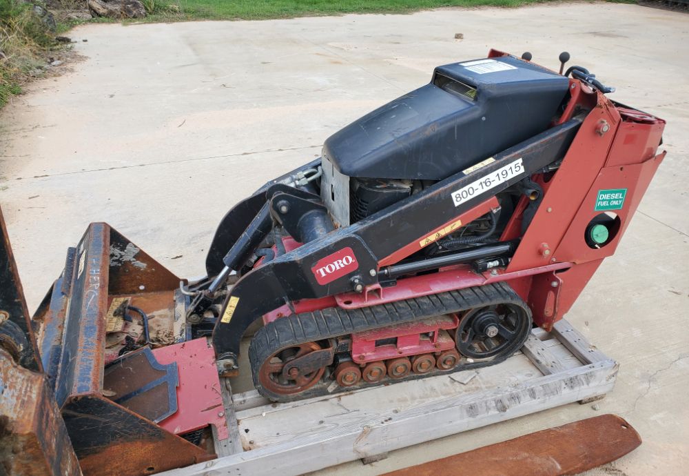 2017 Toro Dingo TX525 Walk Behind Mini Skid Steer Loader Track -Parts/Repair