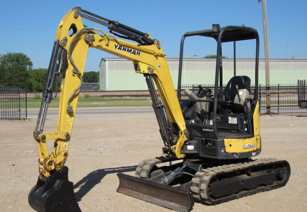2017 Yanmar VI025-6A  Mini Excavator Backhoe Aux Hyd Q/C Blade Bucket