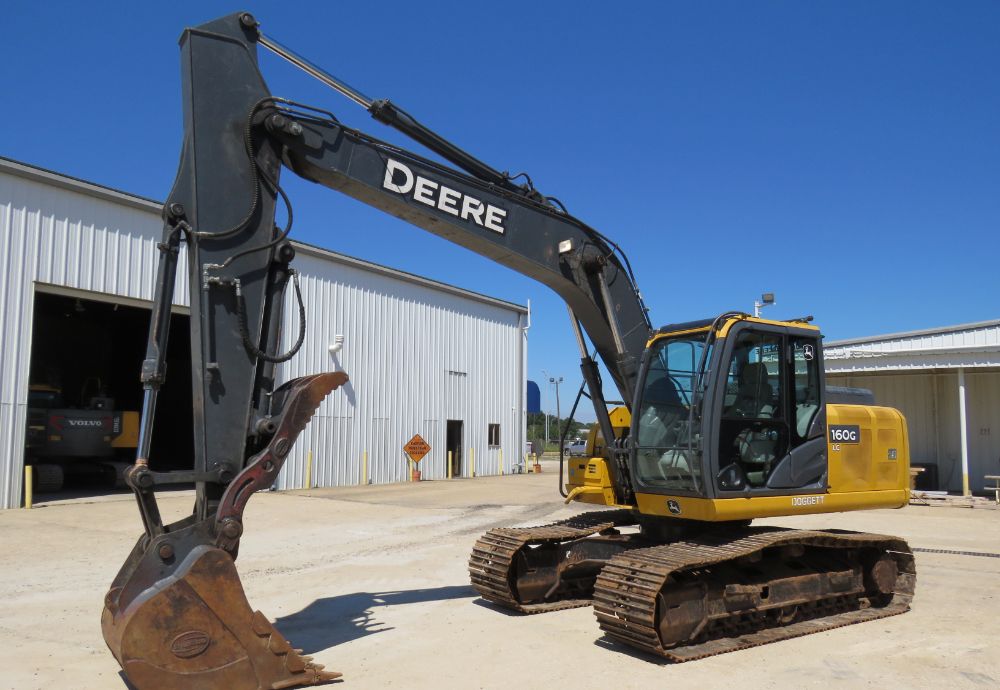 2019 John Deere 160G LC Excavator Hydraulic Thumb Aux Hyd A/C Trackhoe