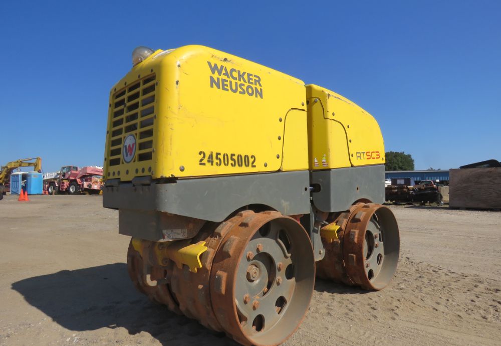 2019 Wacker Neuson RTSC3 Walk Behind Trench Compactor Roller Diesel