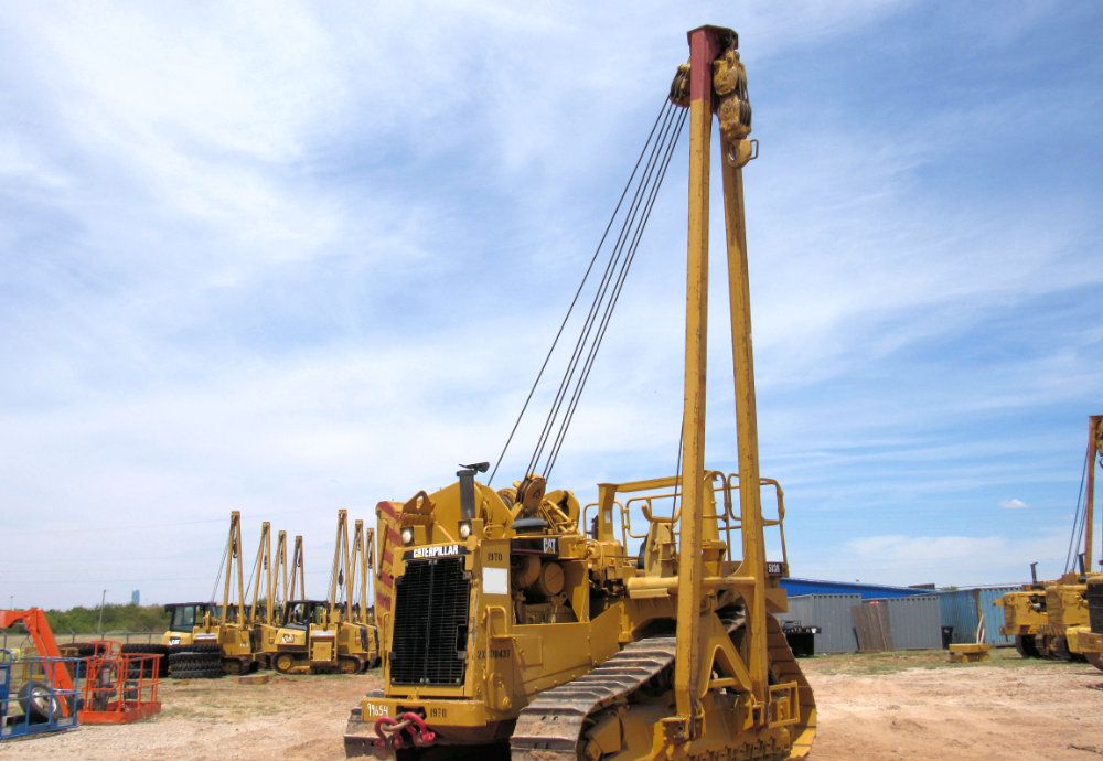 Caterpillar 583R Pipelayer Crawler Winch Side Boom Crane Tractor Diesel