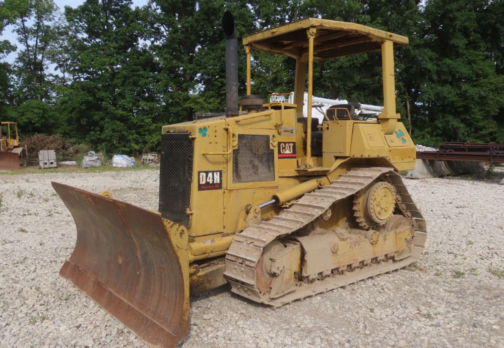 Caterpillar D4H Crawler Dozer Tractor 104  6 Way Blade Cat Diesel