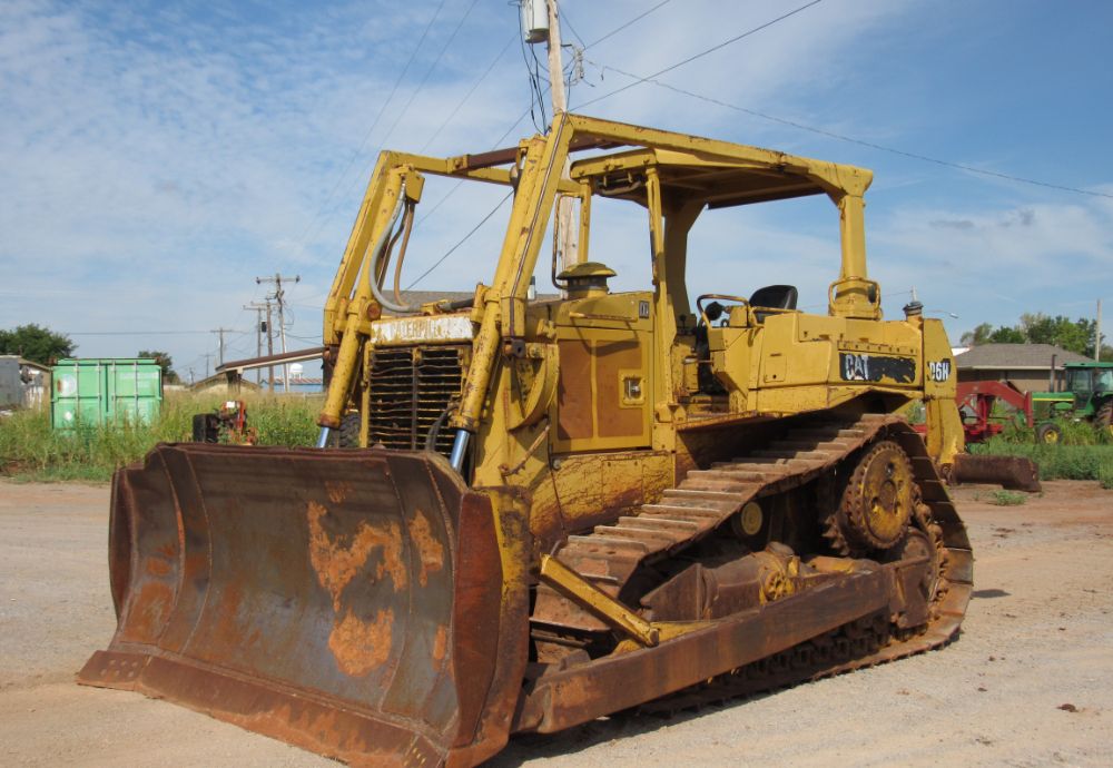 Caterpillar D6H Crawler Dozer Tractor 129  Blade Hyd Ripper Cat Diesel