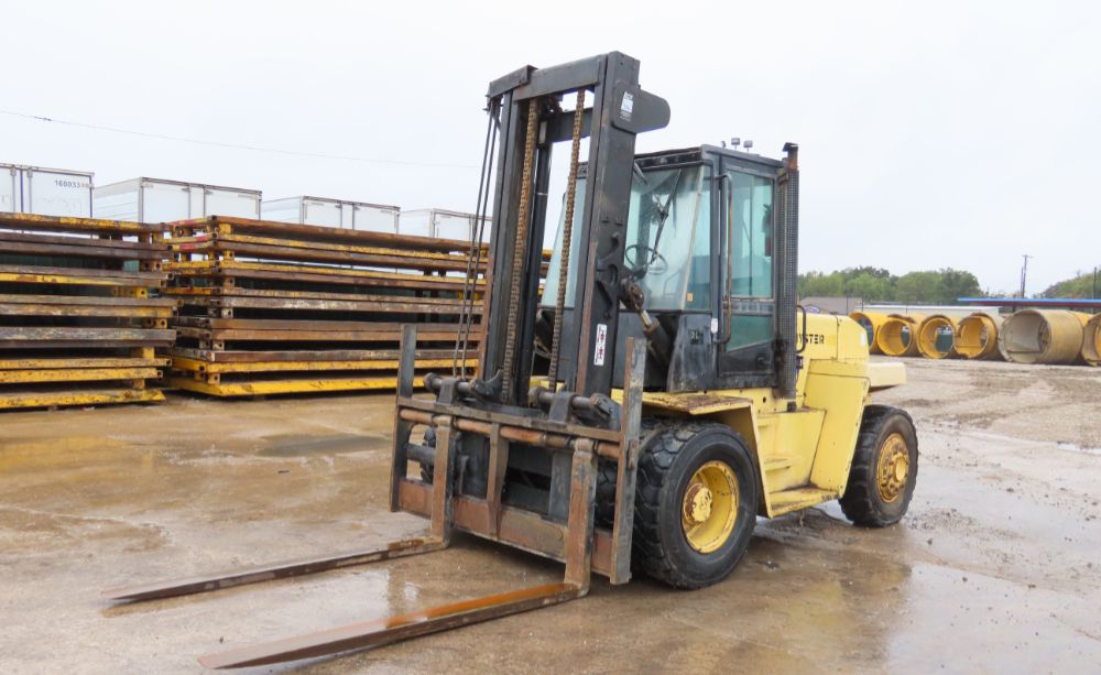 Hyster H210XL 21,000 LBS Industrial Yard Forklift Lift Truck Cab Diesel