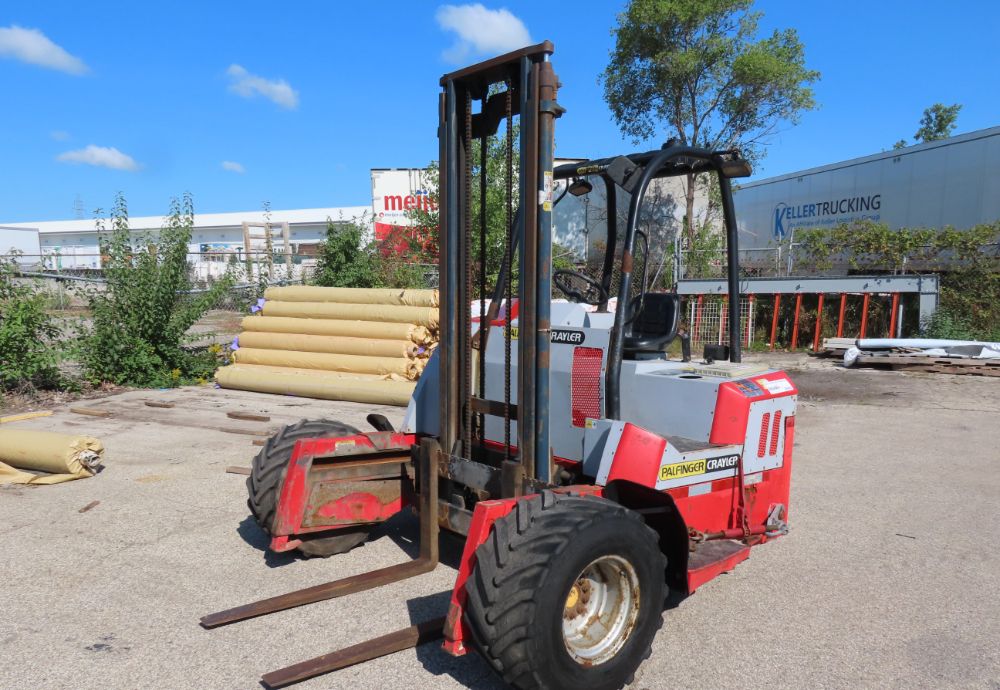 Palfinger Crayler CR-50 5,000 Lbs. Piggyback Forklift Truck Mount Diesel