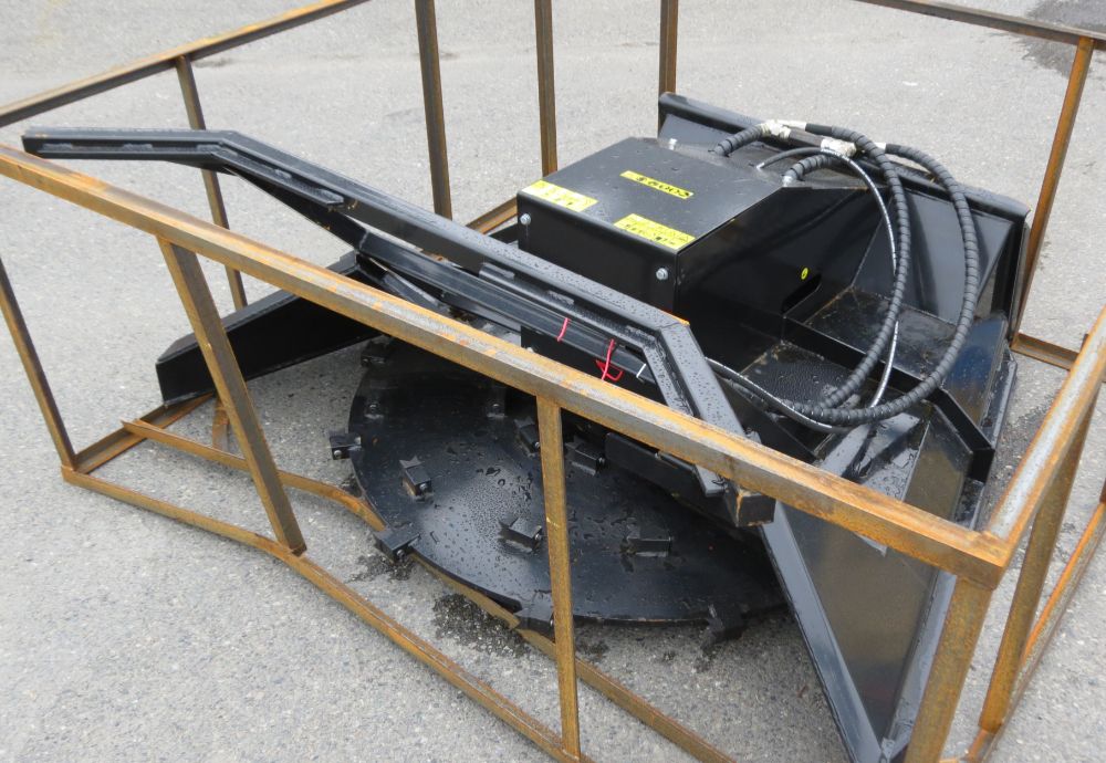 Topcat SSDFM60 60  Disc Mulcher Hydraulic Skid Steer Attachment bidadoo -New