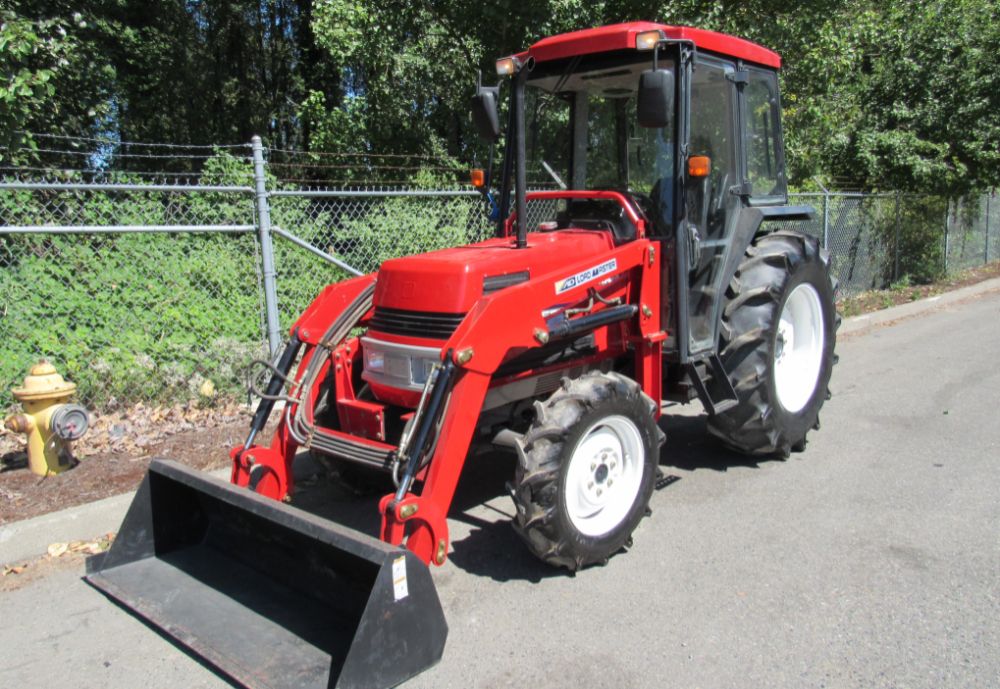 Yanmar F535D 4WD Agricultural Farm Tractor Wheel Loader Bucket Cab PTO