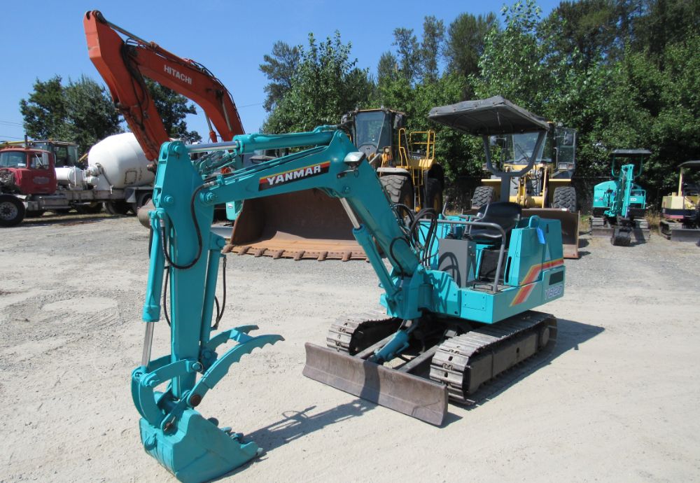 Yanmar YB20 Hydraulic Mini Excavator Trackhoe Thumb Blade Steel Tracks